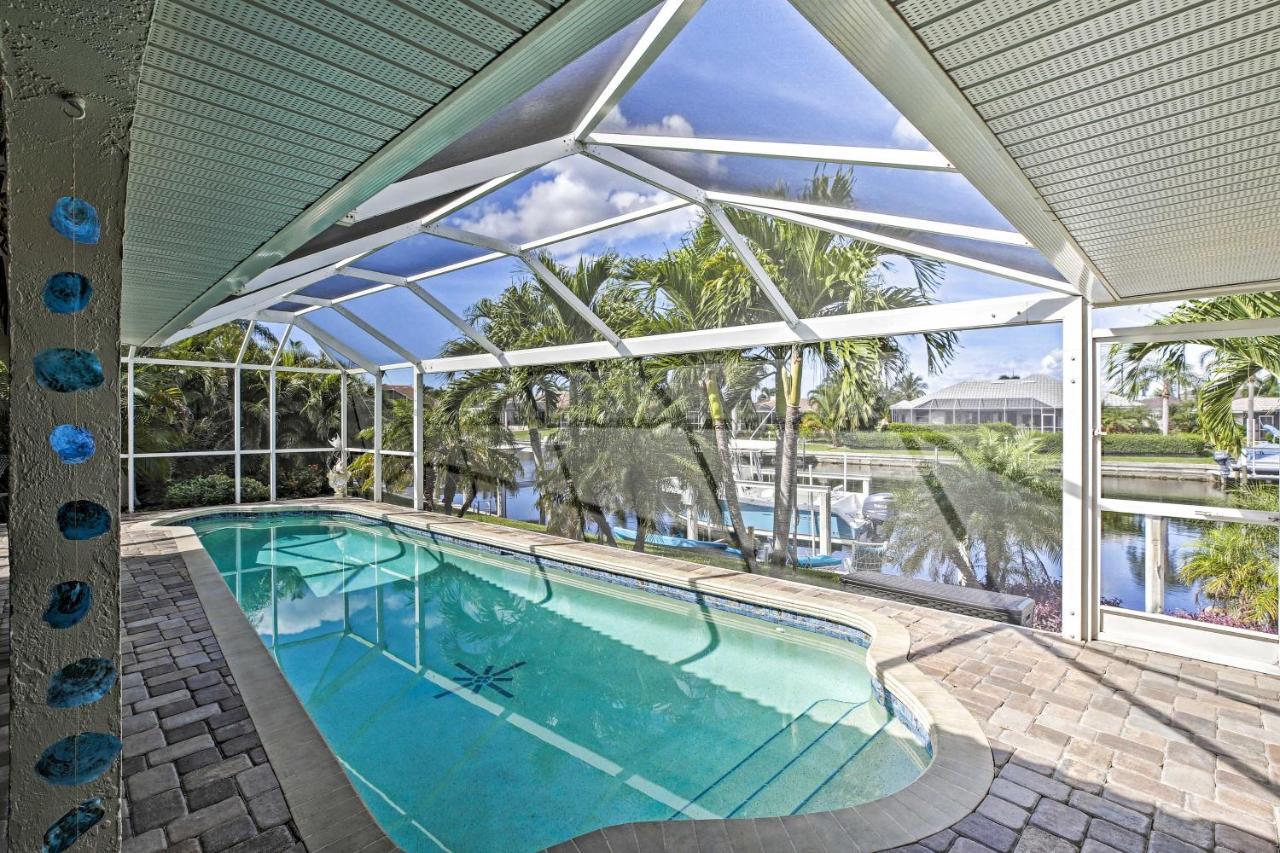 Canal Waterfront Home With Private Pool And Dock! Пунта-Горда Екстер'єр фото