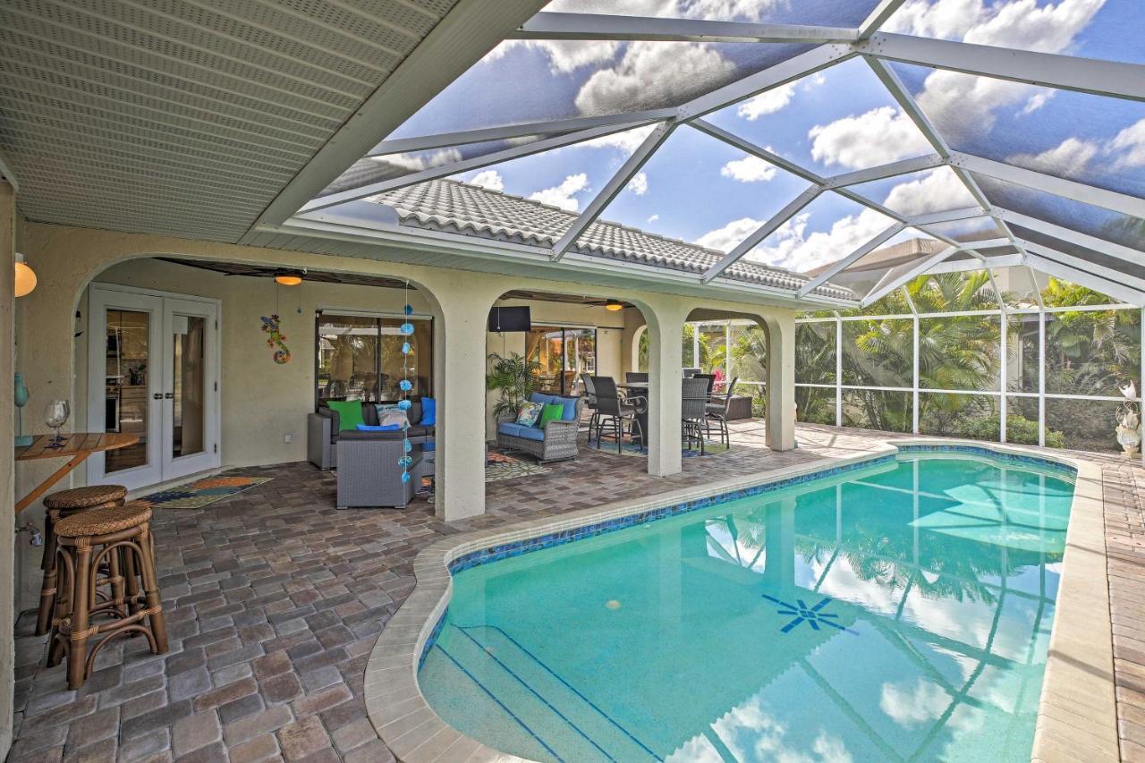 Canal Waterfront Home With Private Pool And Dock! Пунта-Горда Екстер'єр фото